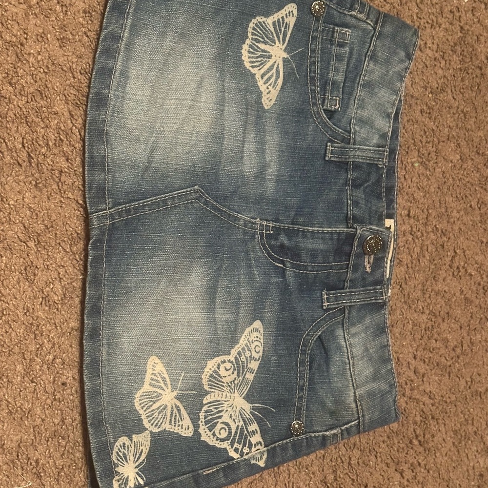 Mudd Blue Denim Skirt